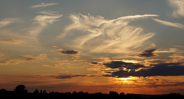 Free Sunset Clouds photo and picture