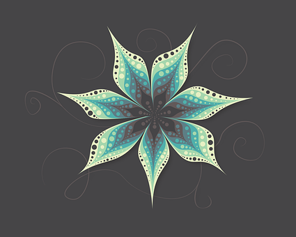 Flor, Verde, Abstract, Projeto, Floral