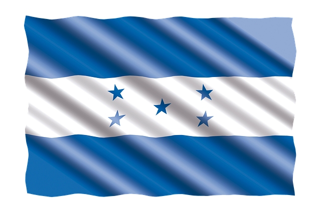 Free flag honduras banner illustration