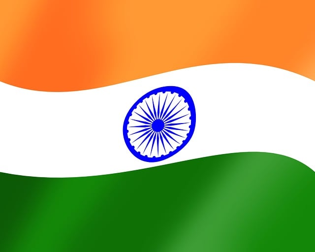 L'Inde Drapeau Twirl, Drapeau Indien
