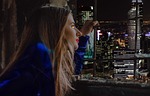 girl, the girl at the window, city