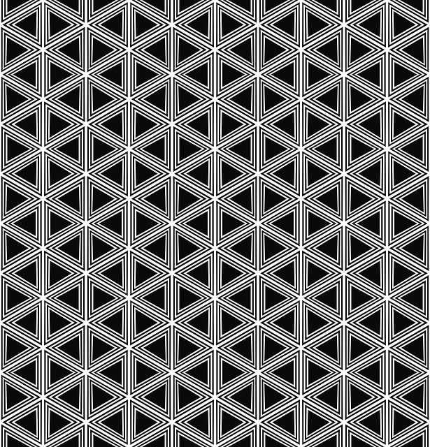 Free triangle pattern repeating illustration