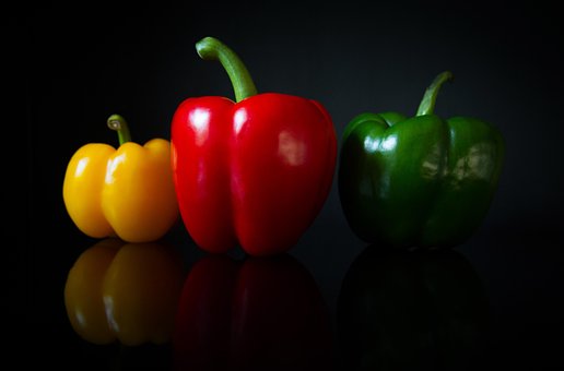 Farverig, Windows Tapet, Peberfrugter
