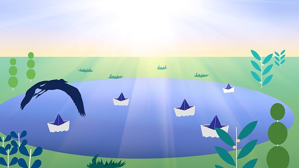 Free Pond Water illustration and picture