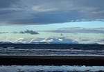 sea, the waves, mountains