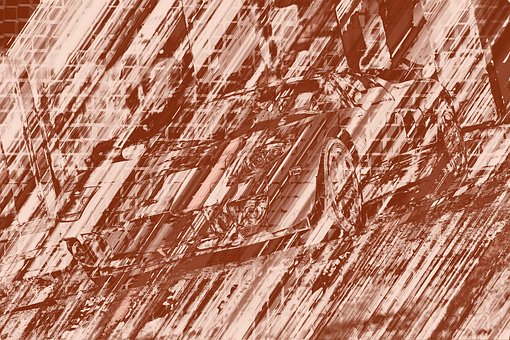 Coche, Textura, Fondo, Células, Brown