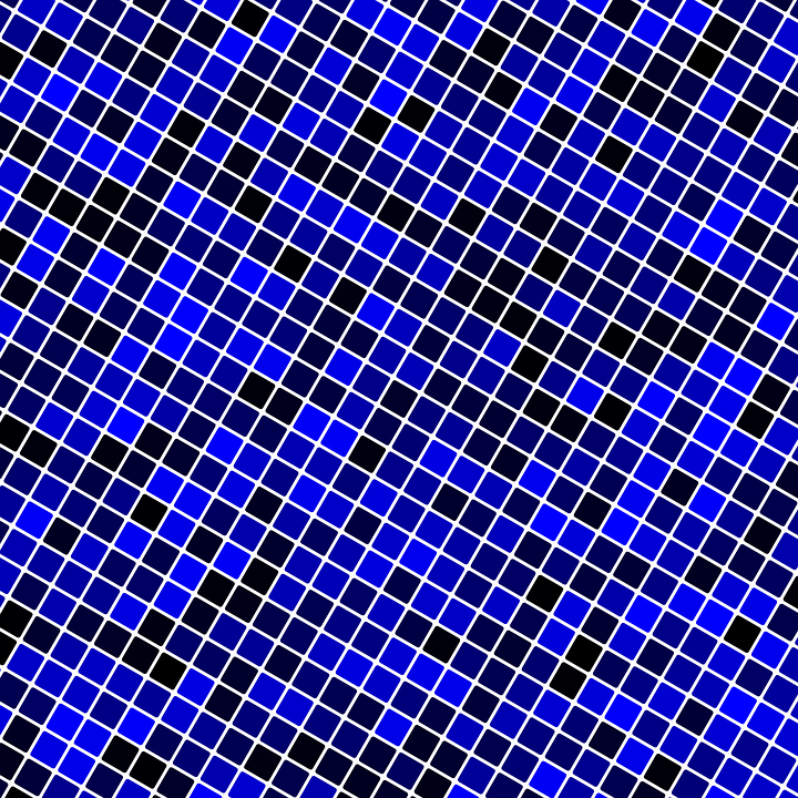 blue and black design