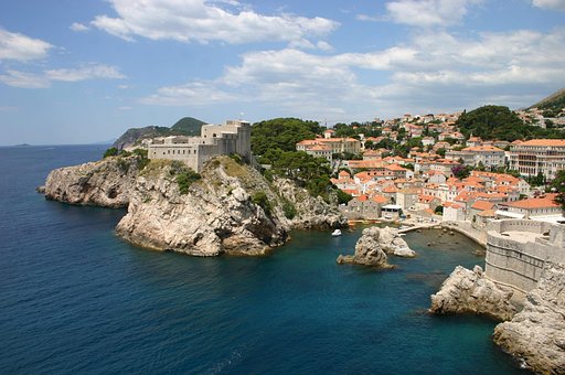 Croazia, Dubrovnik, Costa, Vecchio, Mare