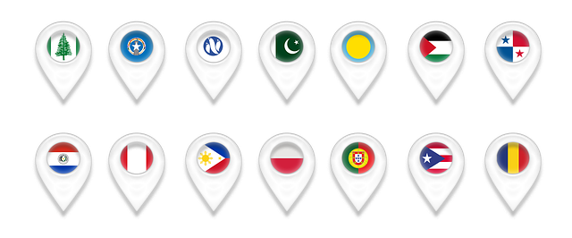 Kort, Geolocation, Pin, Norfolk-Øen