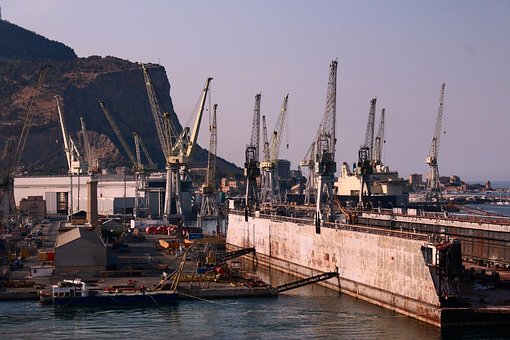 Free Port Cranes photo and picture