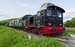 diesel locomotive, museum railway, wiesenttal bahn
