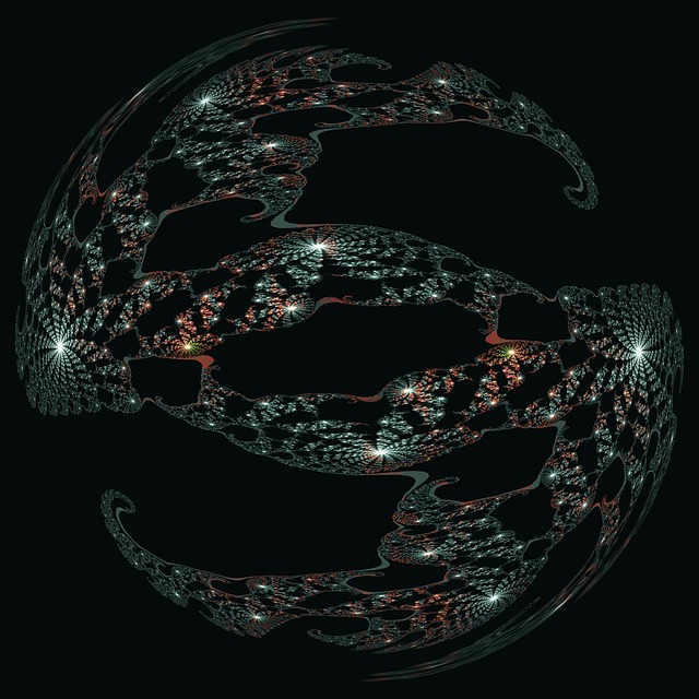 Fractal, computer graphics, coloured and mysterisch — photo by Dieter_G