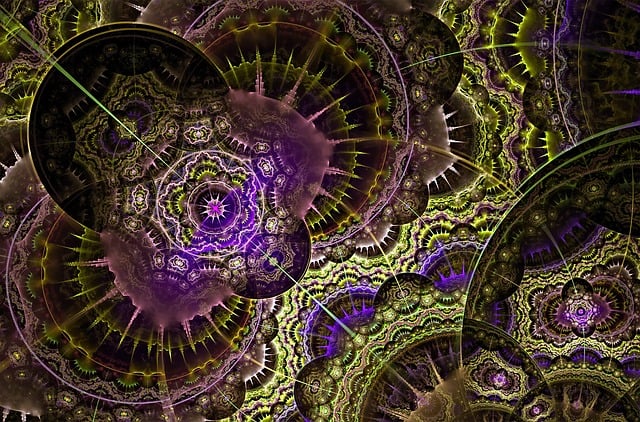 Free abstract fractal art illustration