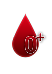 blood group, 0, rh factor positive