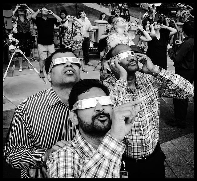 Verduistering, Zonsverduistering, Bril
