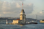 maiden's tower kiz kulesi, istanbul, bosphorus