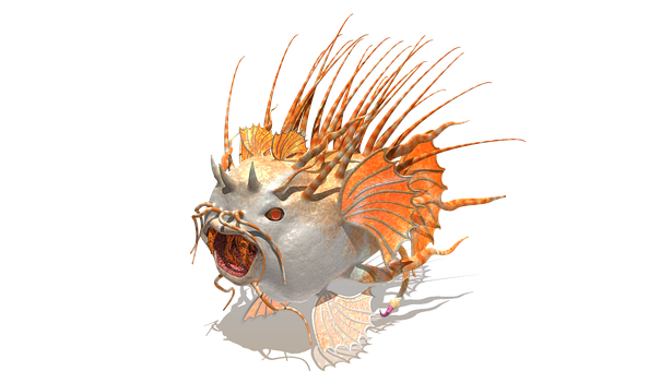 Free Fish Creature illustration and picture