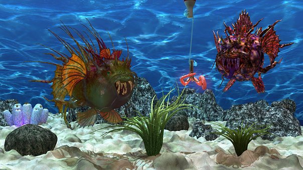Free Fish Creature illustration and picture