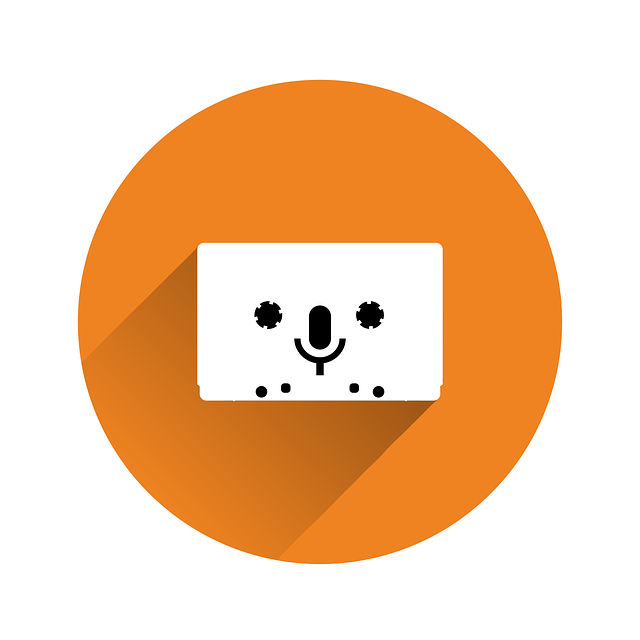 Free cassette recording tape vector