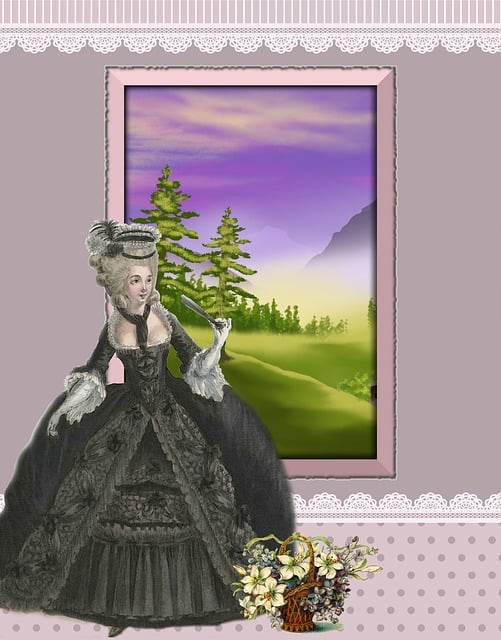 Frau, Dame, Mode, Jahrgang, Mädchen