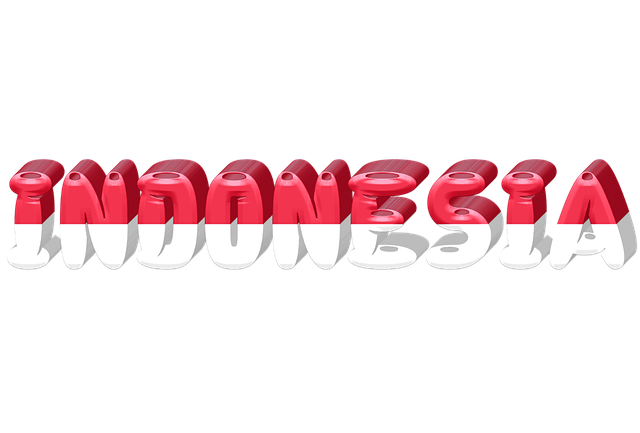 Indonesien, Land, Flag, 3D