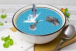 fantasy, dolphins, tureen