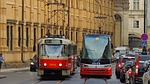 prague, tram, city