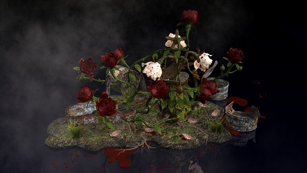 Free Roses Cans illustration and picture