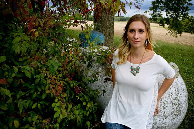 Tiener, Meisje, Expressie, Portret