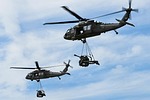 uh-60 black hawk, helicopter, flight
