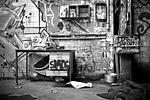 lost places, rooms, leave