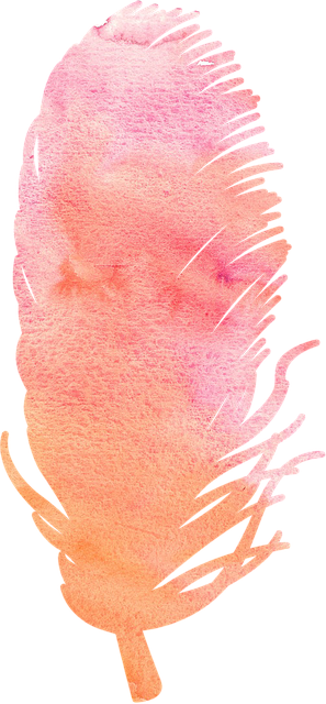 Free Watercolor Feather illustration and picture