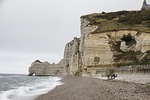 etretat, normandy, rocky coast