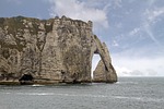 etretat, normandy, rocky coast