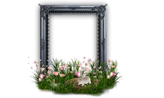 Rahmen, Kaninchen Bild, Design, Rahmen
