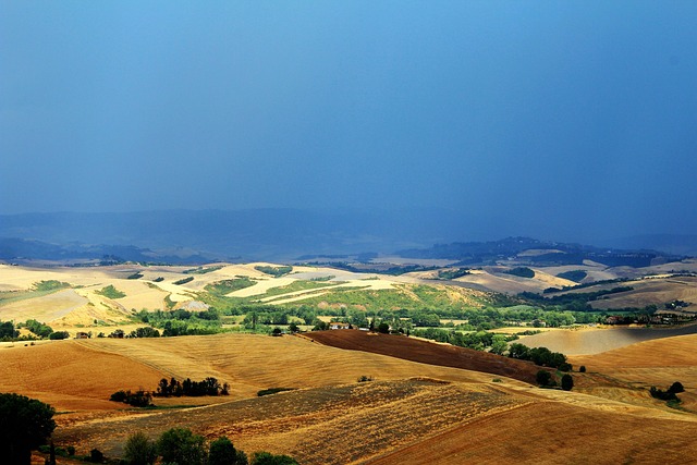 Toscana, Bakker, Lys, Solskin, Skygge