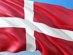 international, flag, danmark