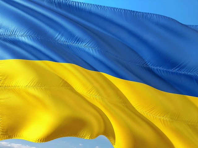 banner, flag, ukraine — photo by jorono