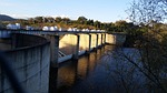 floodgates, dam wall, water