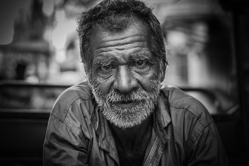 Old Man, Portrait, Street, Man, Old
