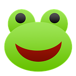 frog, emoji, green