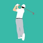 golf, player, playing