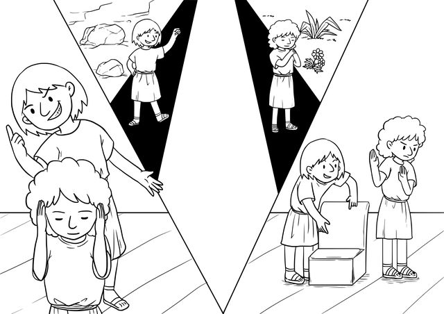 Free bible storying ccx vector