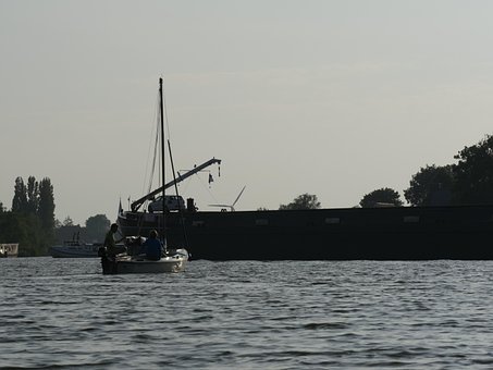 Navio, Agua, Holanda, Canais