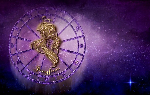 Free virgin star sign horoscope illustration