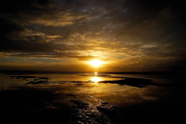 Atardecer, Naturaleza, Oscuro, Mar