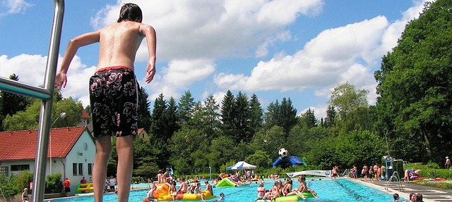Free Outdoor Pool Swim photo and picture