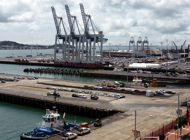 New Zealand, Auckland, Port
