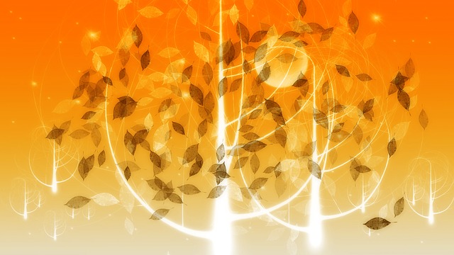 Free landscape nature trees illustration