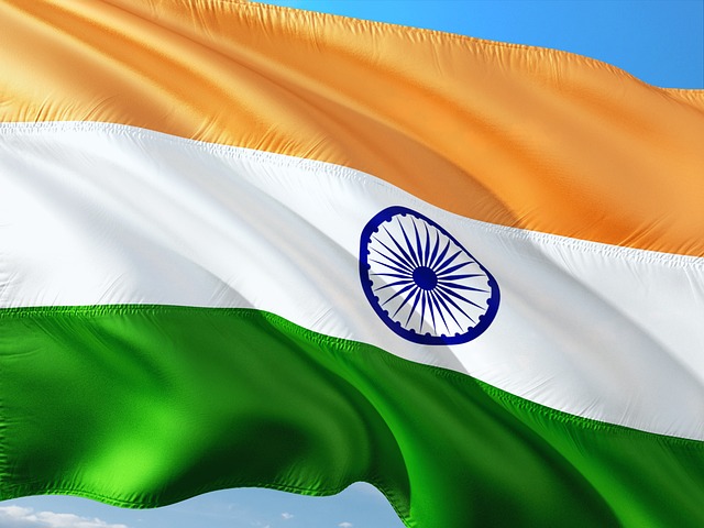 flag, india, banner — photo by jorono